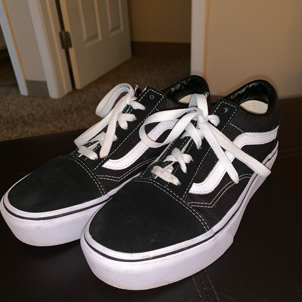 Old School Platform Vans